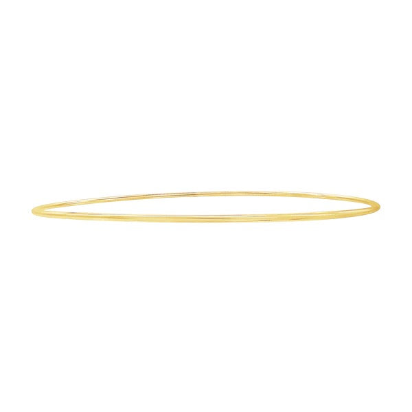Plain Wire Bangle Bracelet in Gold-Filled