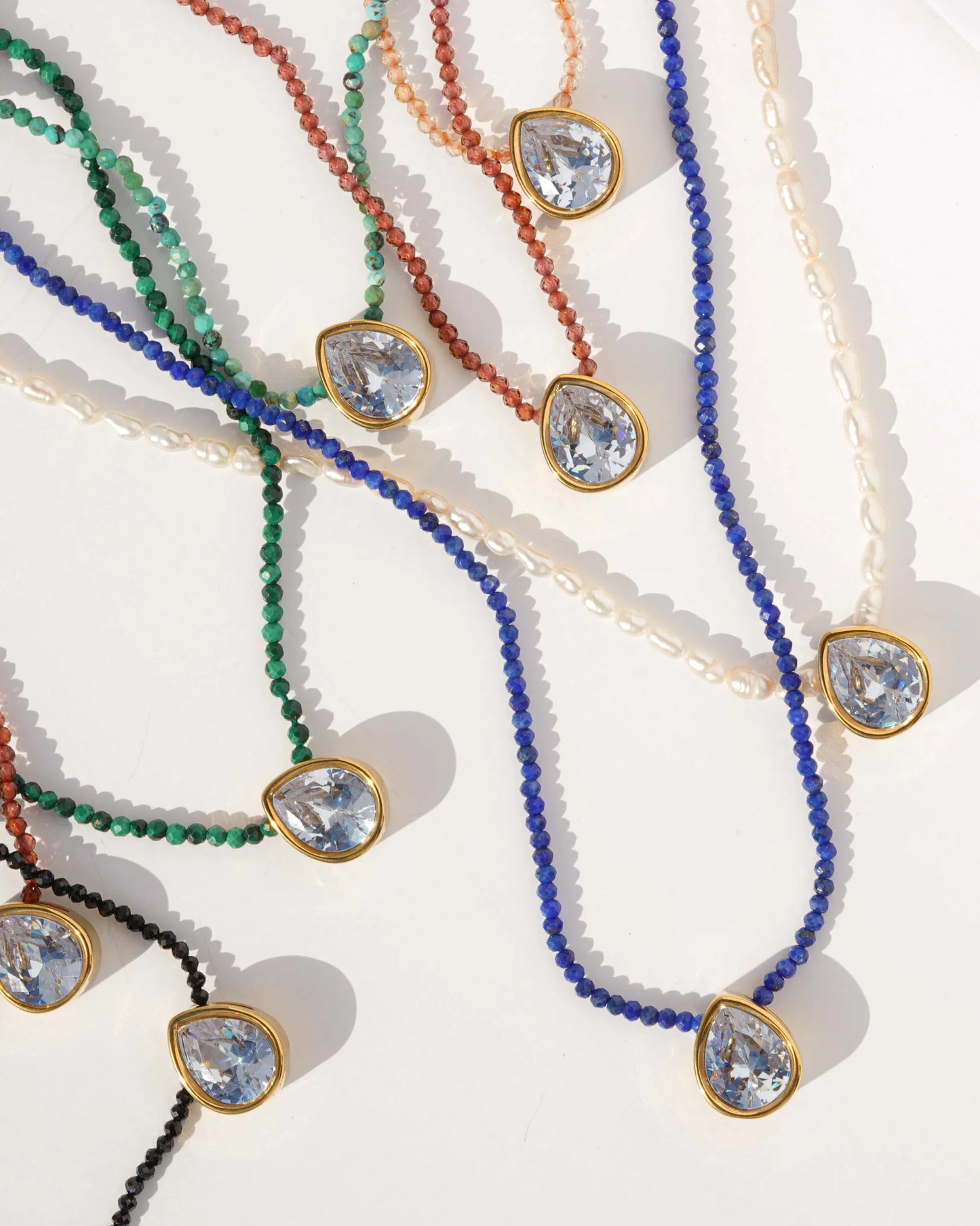 Rosario Lapis Necklace