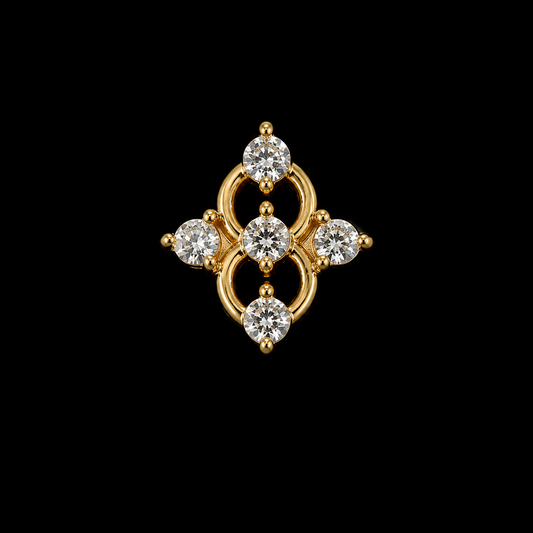 14K Ophelia Stud