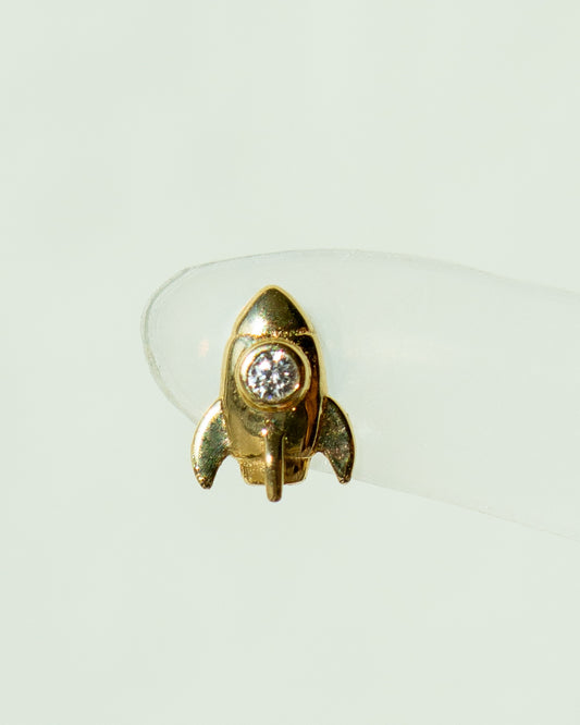 14k Rocket Stud