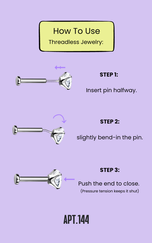 14K Princess Hinge Hoop