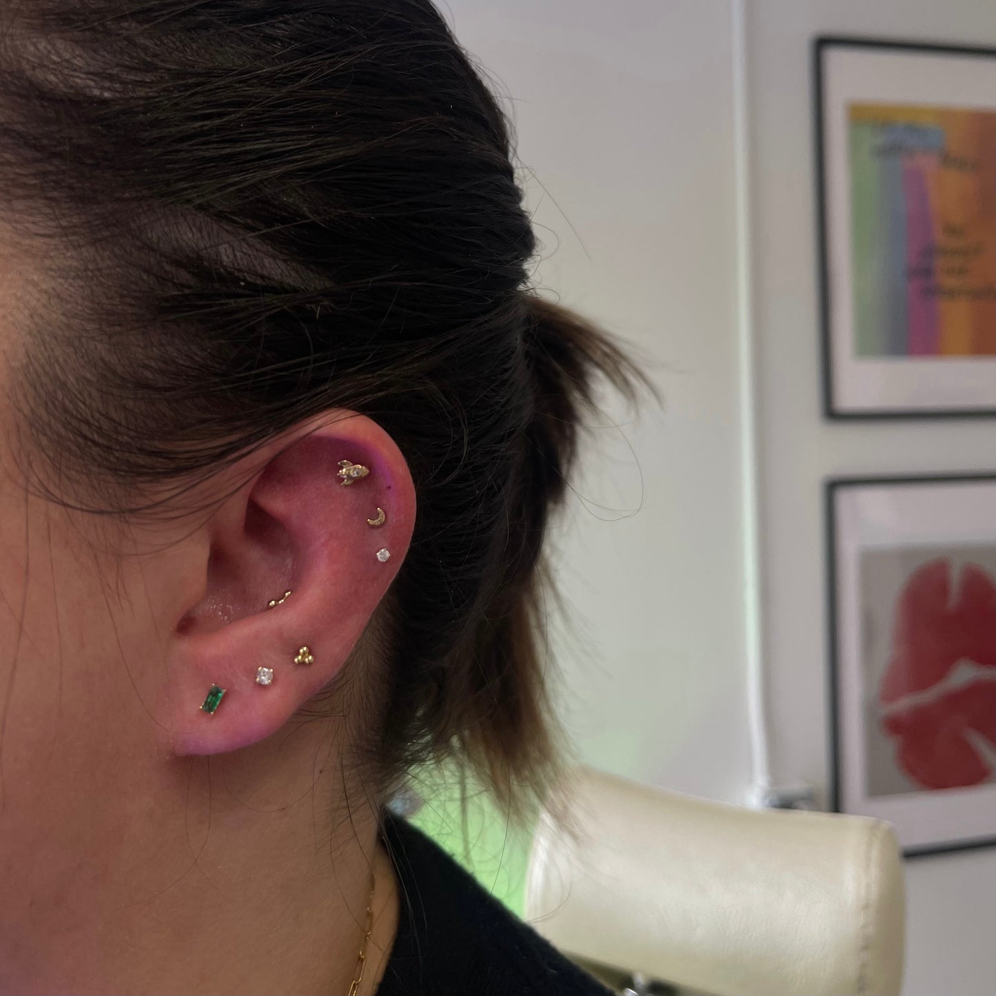 14k Rocket Stud