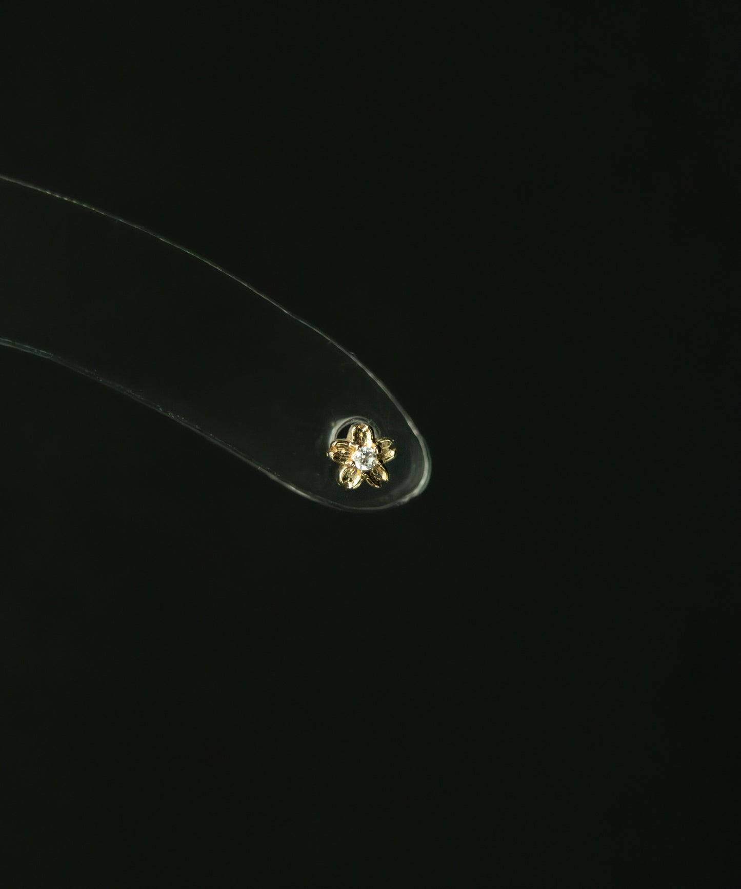 14K Blossom Stud