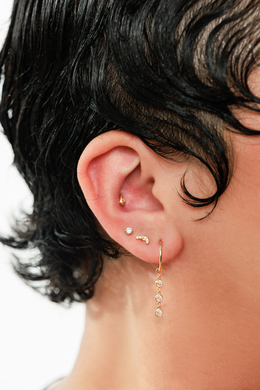 14K Smokin’ Gun Stud
