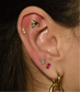 14K Halo Marquise Stud