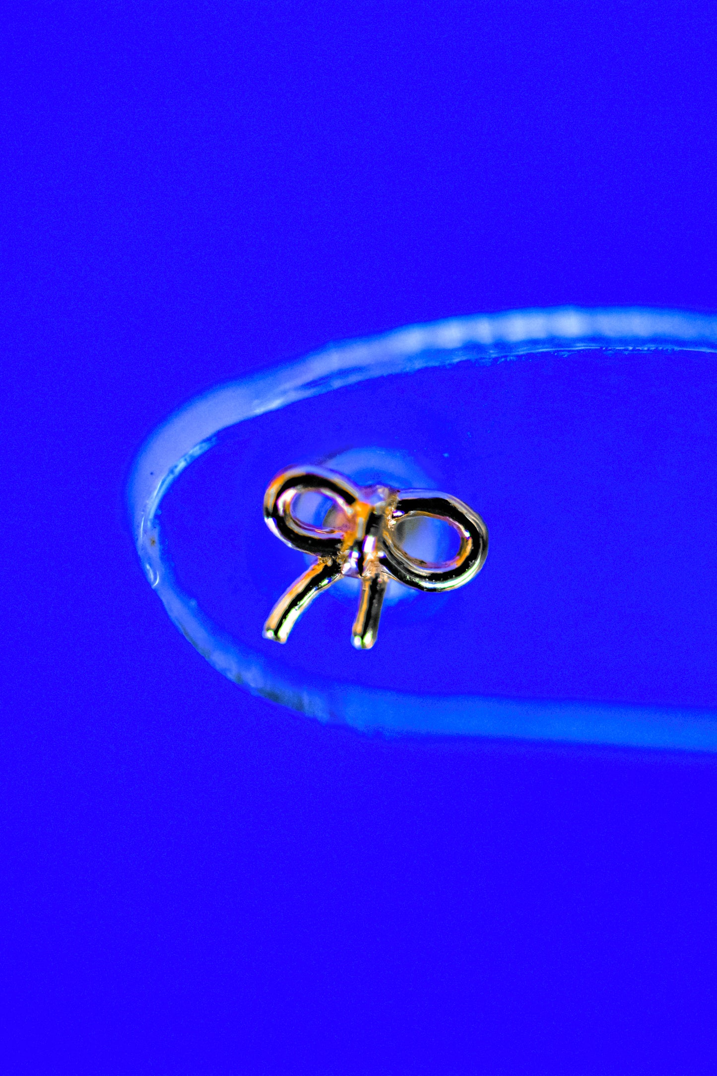 14k Bow Stud