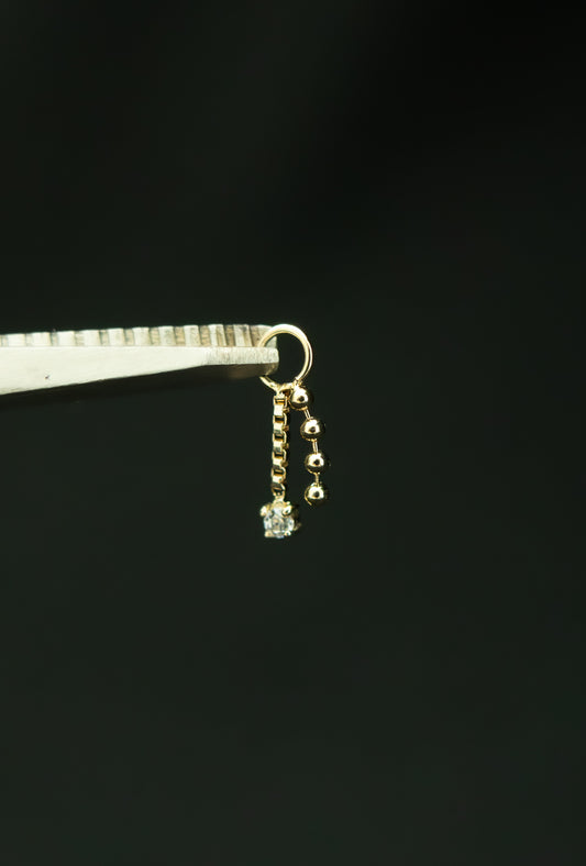 14K Lumi Drop Chain