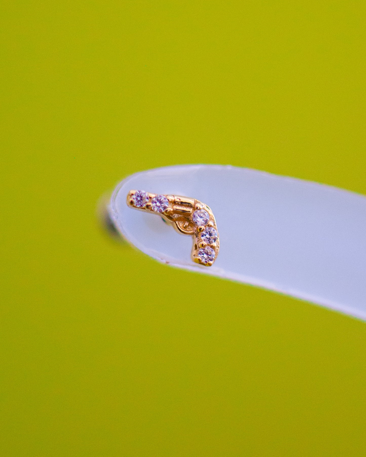 14K Smokin’ Gun Stud