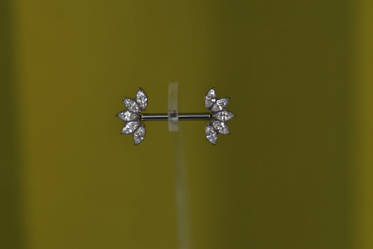 Marquise Nipple Barbell