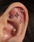 14K Tulip Stud