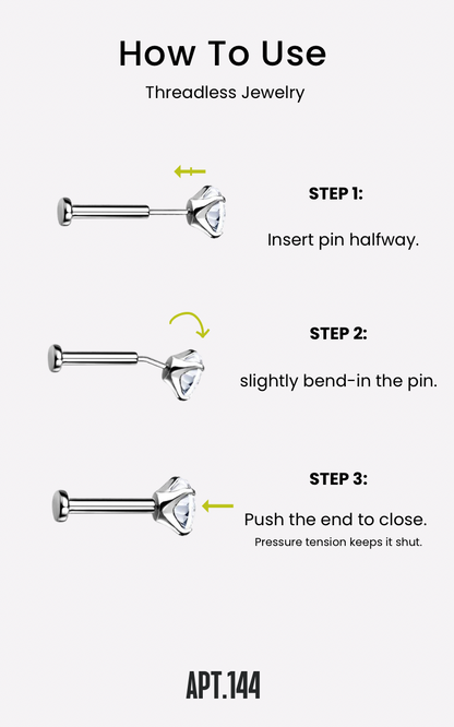 14K Labradorite Pear Shape Stud