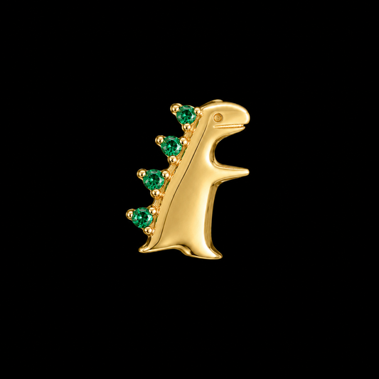 14K Dino Stud
