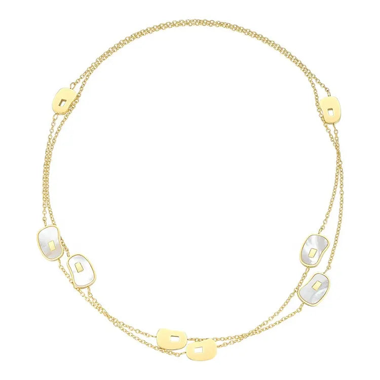 An Image of our Peoma Necklace on a white background 