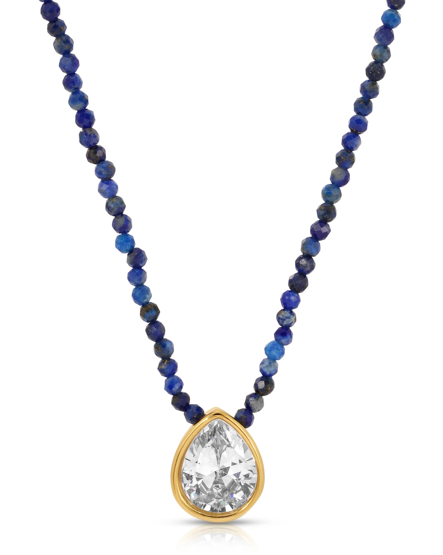 Rosario Lapis Necklace