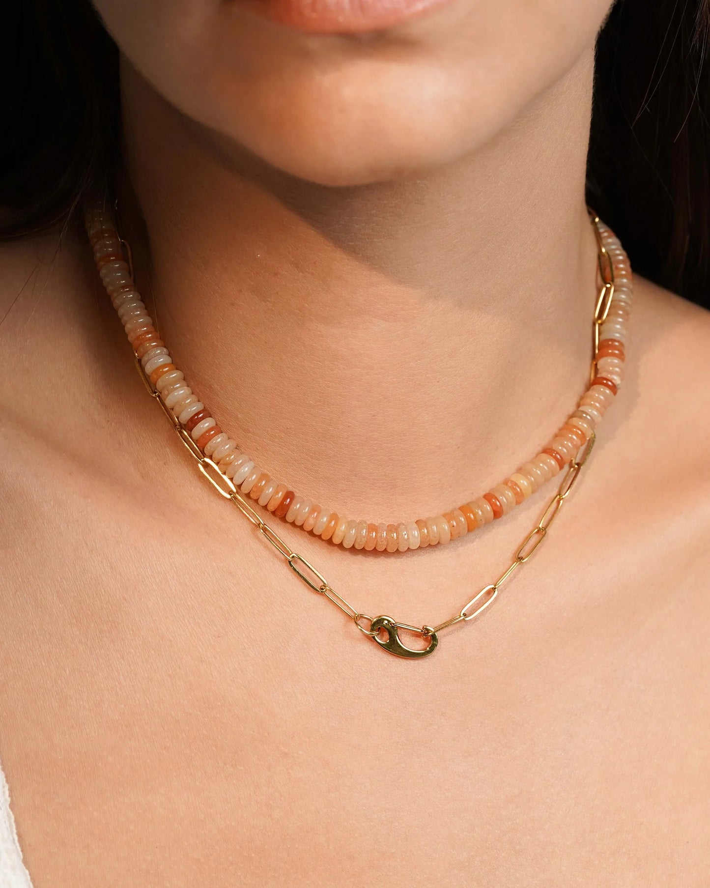 Sabratha Orange Jasper Necklace