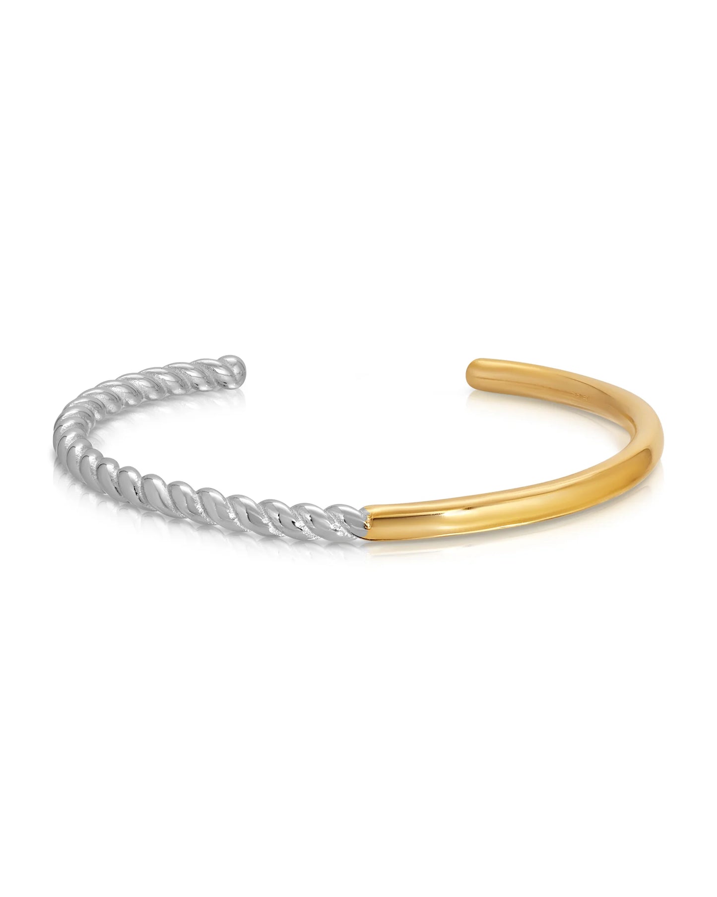 Two Tone Cuff Bracelet