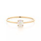 14K Solid Gold Single Opal Ring